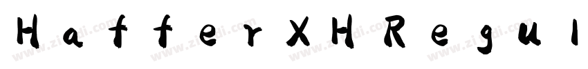 HafferXH Regular常规字体转换